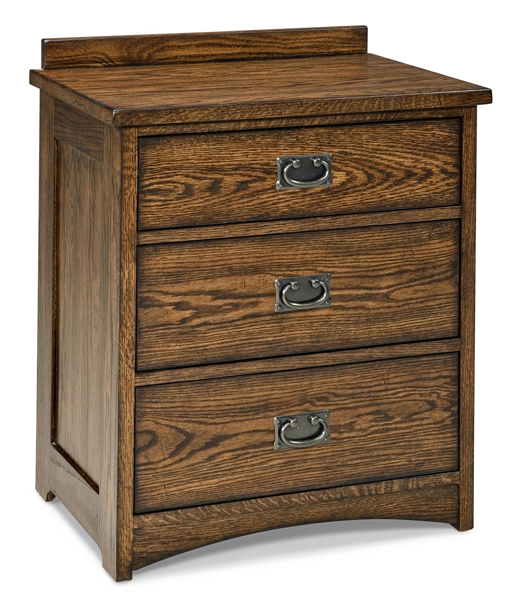 Mission style oak shop nightstands